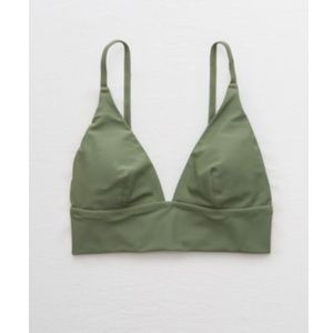 Aerie Longline Triangle Bikini Top